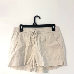 J.Crew Beige Linen Shorts Size Small